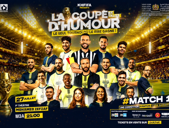 « COUPE D’HUMOUR » par Taliss : quand le football devient un terrain de comédie